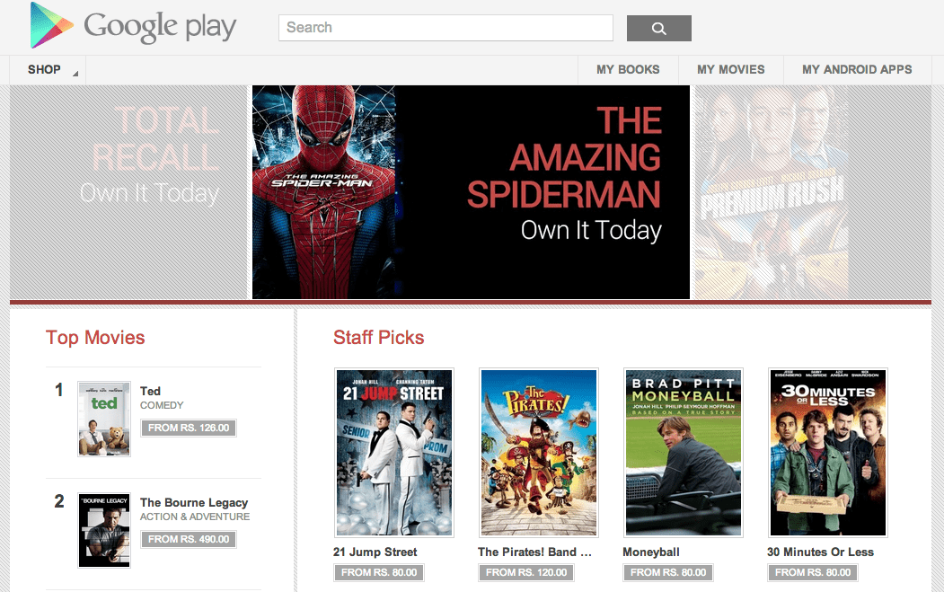 Google Play Movies India