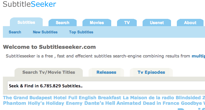 SubtitleSeeker