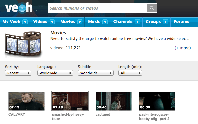 Veoh Movies