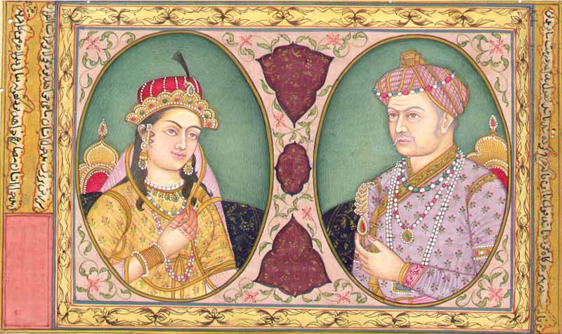 Akbar and Jodha Bai