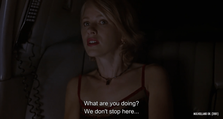 Mulholland Dr. (2001) What Are You Doing Here 2