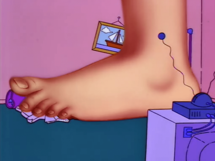 Giant Foot Simpsons